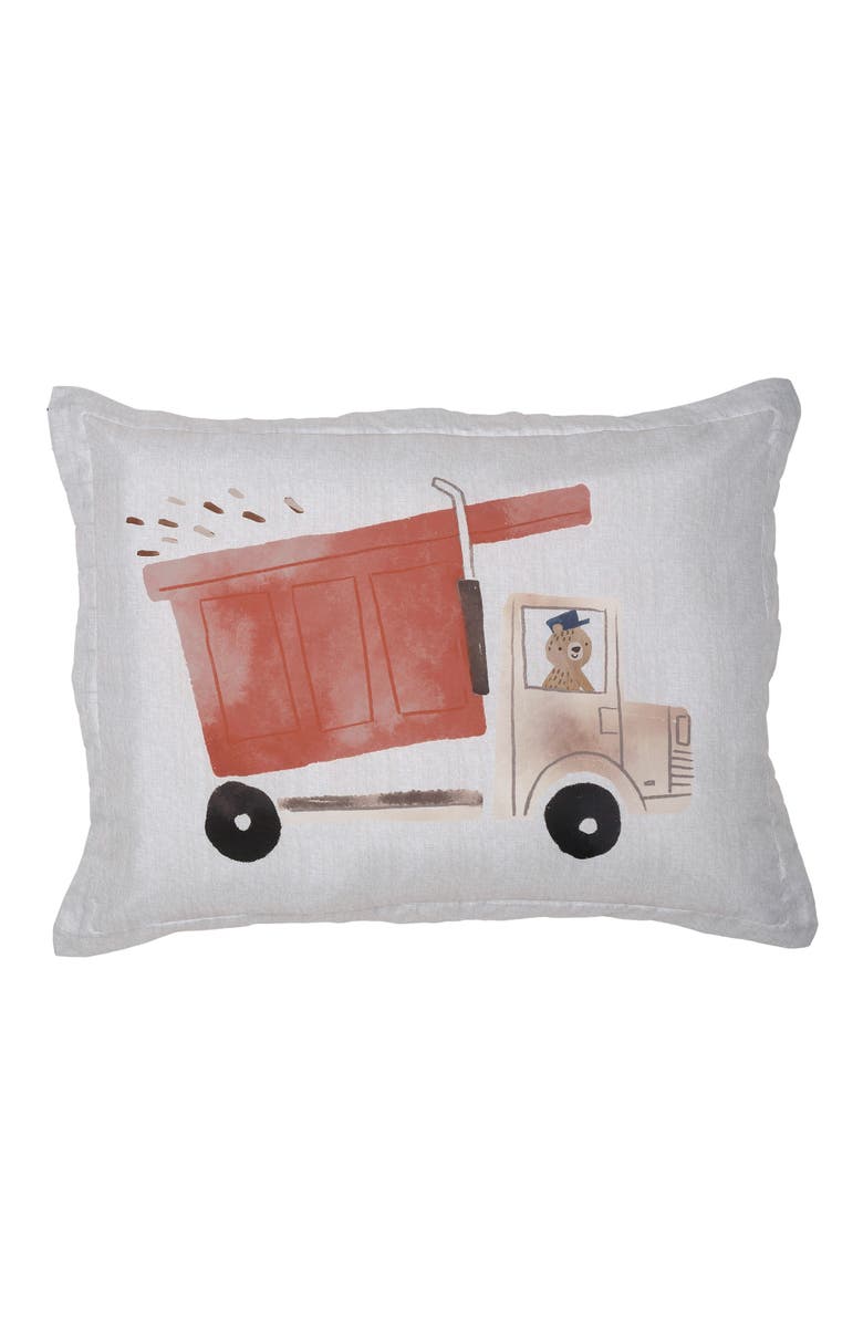 Bedtime Originals Construction Zone Twin Quilt & Pillow Sham Set, Alternate, color, Gray