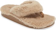 OluKai Kipea Heu Genuine Shearling Slide Sandal