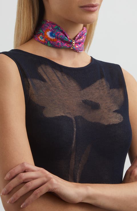 Lodden Silk Square Scarf