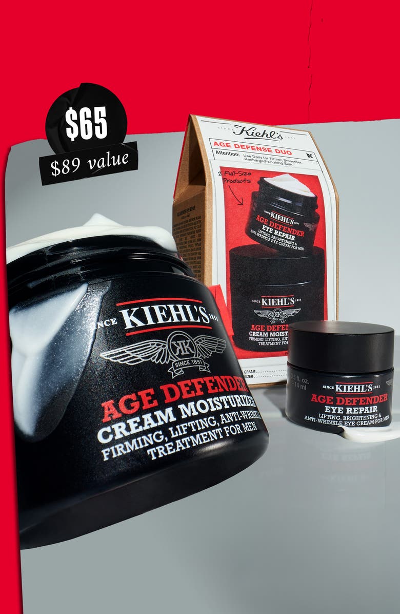 Kiehl's Since 1851 Men's Age Defenders 2-Piece Skin Care Gift Set, Alternate, color, 