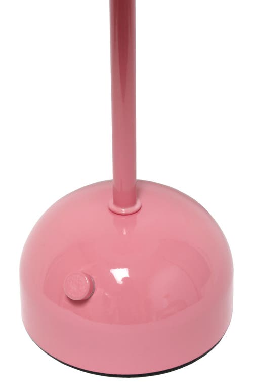 Lalia Home Touch Activated Wireless Lamp In Pink