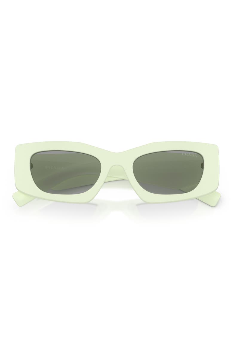 51mm Rectangular Sunglasses, Alternate, color, MATTE MINT / GREY