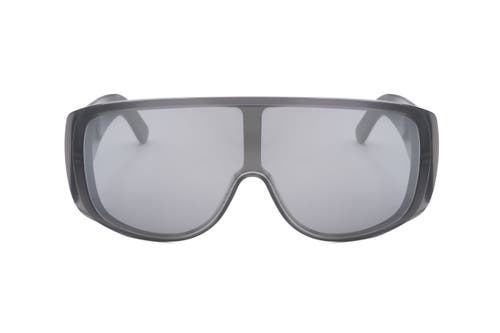 Maison Margiela 69mm Mask Sunglasses in Grey at Nordstrom
