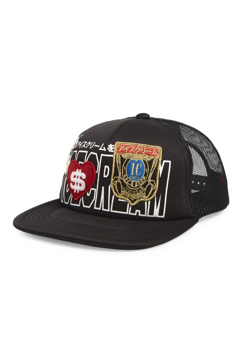Complex Tracker Hat, Main, color, BLACK