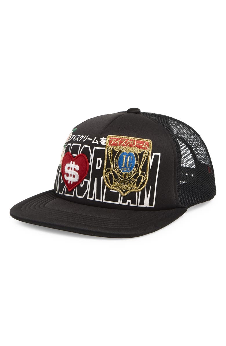 ICECREAM Complex Tracker Hat, Main, color, Black