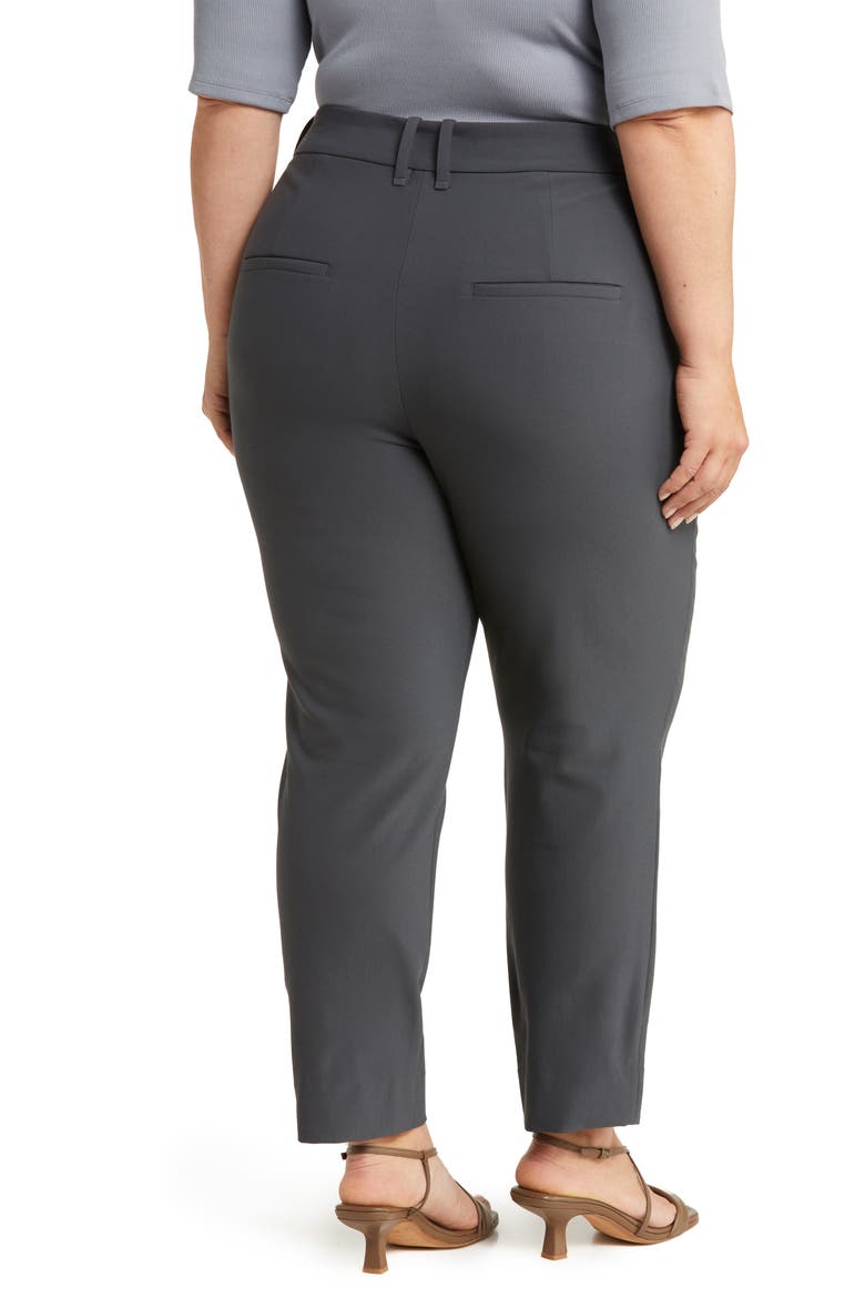 High Waist Cigarette Pants, Alternate, color, CHARCOAL