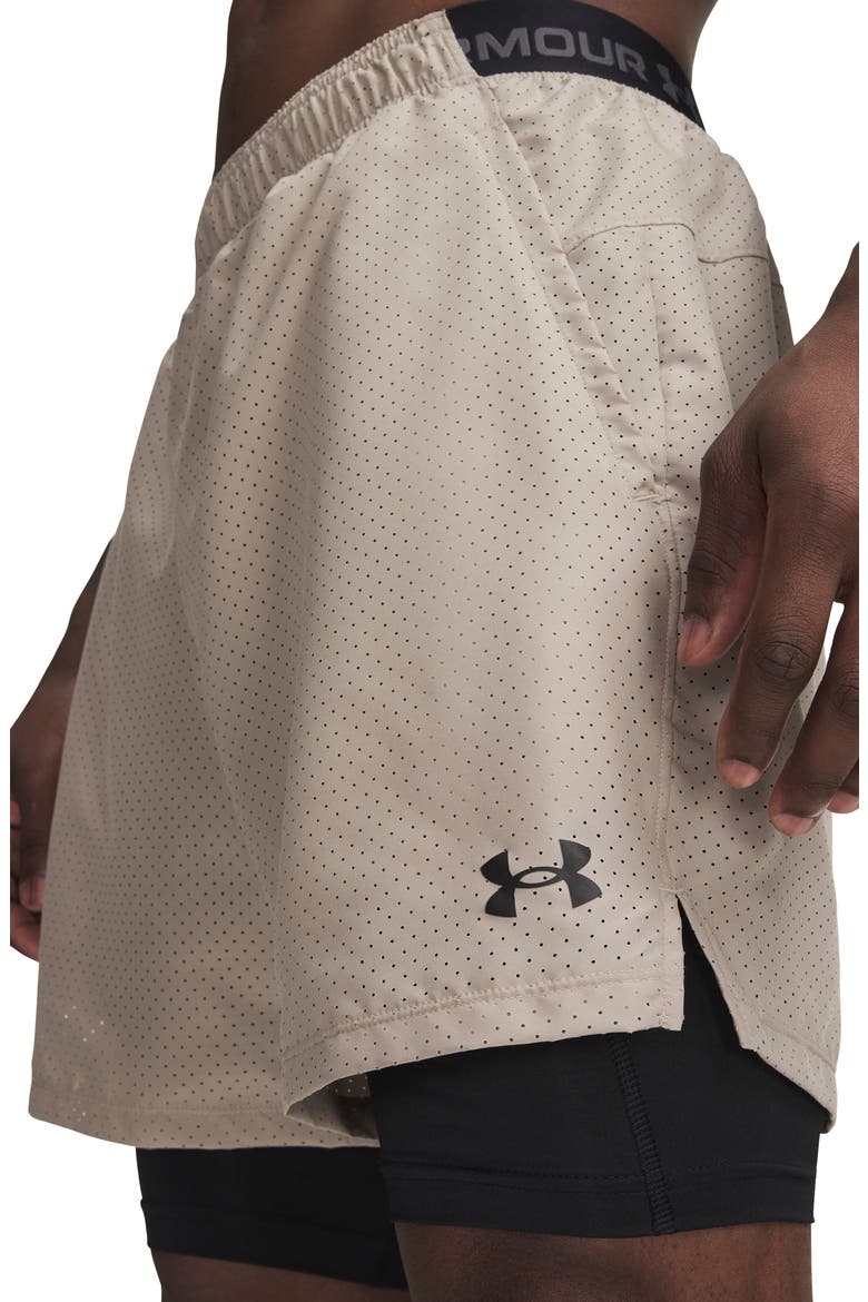 UA Vanish Woven 2.0 2-in-1 Shorts, Alternate, color, 203 TIMBERWOLF TAUPE