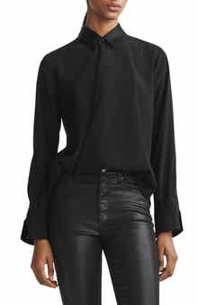 rag & bone Phillipa Point Collar Blouse