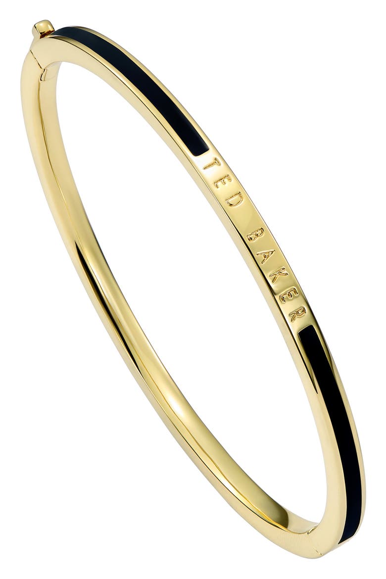 Rolo Classic Color Hinge Bracelet, Main, color, GOLD/BLACK