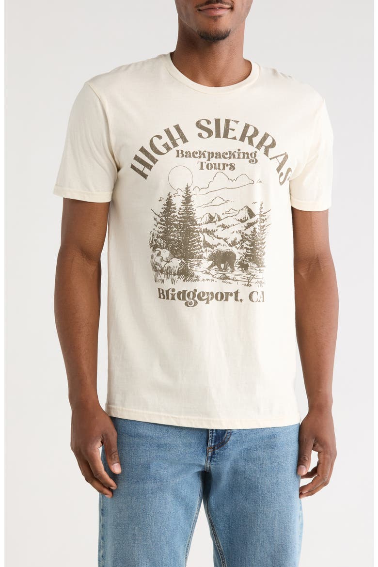 High Sierras Graphic T-Shirt, Main, color, WHITE