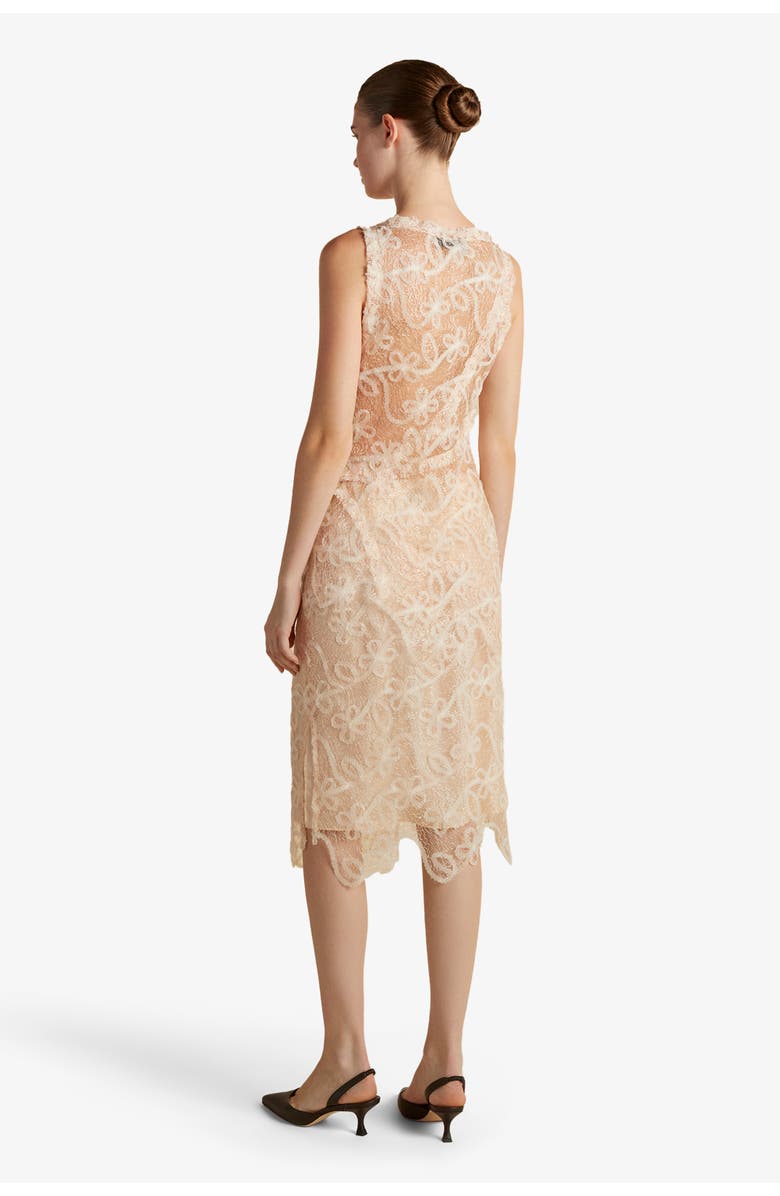 Marina Moscone Lace Tubino, Alternate, color, Nude