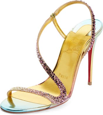 Christian Louboutin Rosalie Iridescent Slingback Sandal