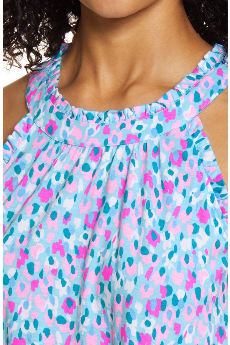 Jerrica Dot Print Sleeveless Dress, Alternate, color, MULTI HOTTIE DOTTIE