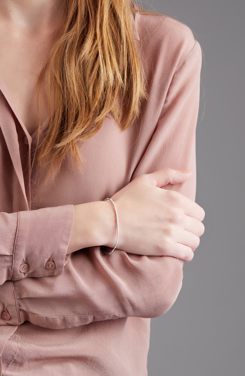 Bony Levy 18K White Gold & Diamond Line Bracelet, Alternate, color,