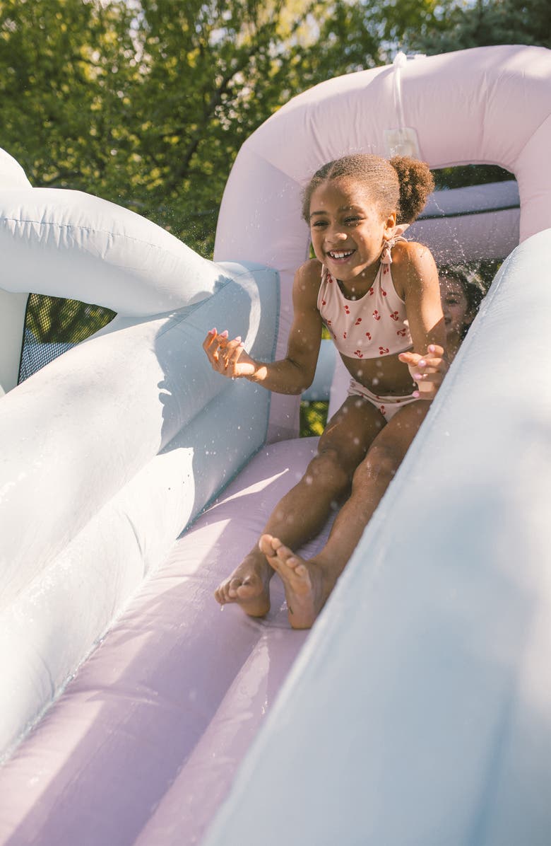 PLAYSMOL Market Splash Bouce House, Alternate, color, Blue And Purple