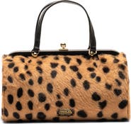 Frances Valentine Petit Michelle Cheetah Print Faux Fur Satchel