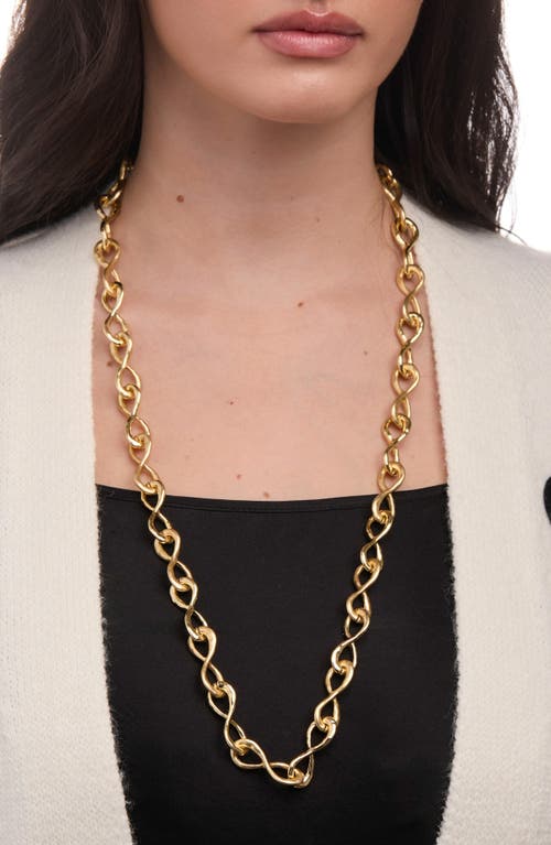 Saachi Eternal Loop Chain Necklace In Gold