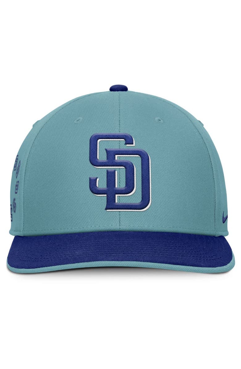 Nike Men's Nike Turquoise San Diego Padres Father's Day Pro Performance Snapback Hat, Alternate, color, Turquoise