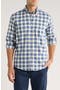selected Ivory Navy Plaid