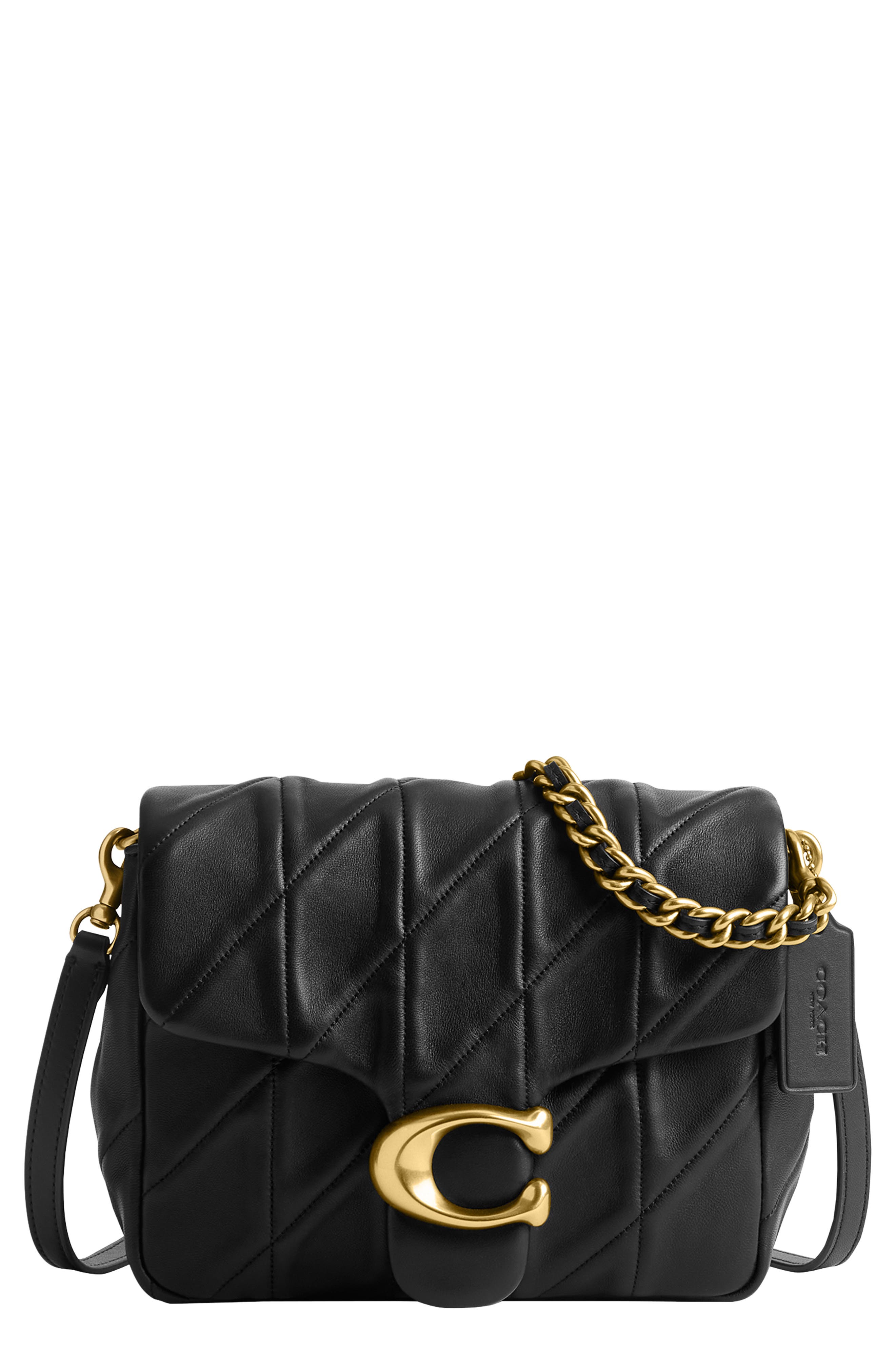 COACH Times Square Tabby Quilted Washed Leather Bag, Main, color, 