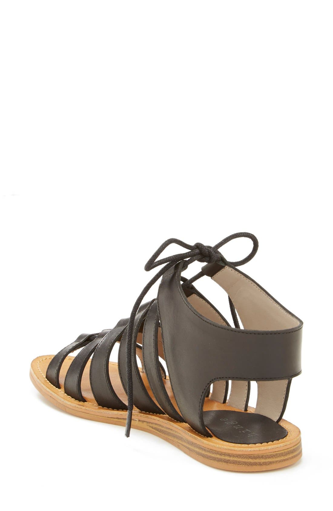 Hinge 'Roman' Strappy Lace-Up Sandal, Alternate, color, 