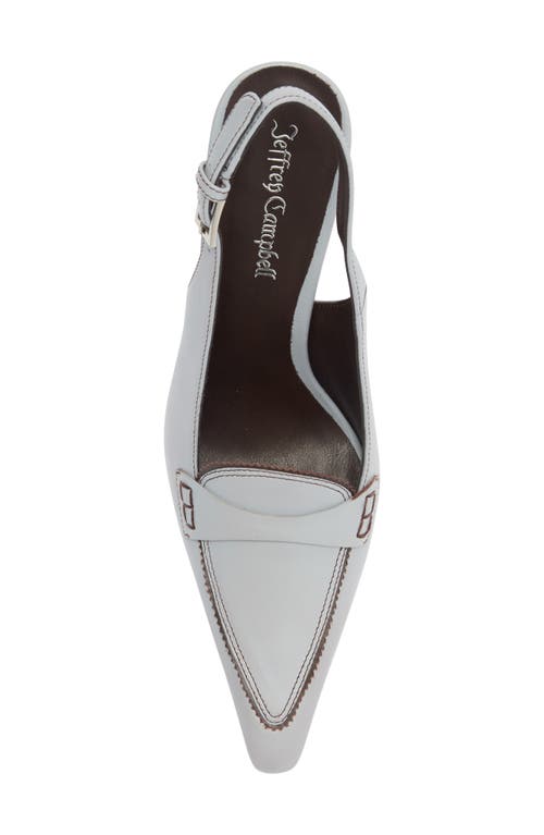 Jeffrey Campbell Judicial Slingback Loafer Pump In Animal Print