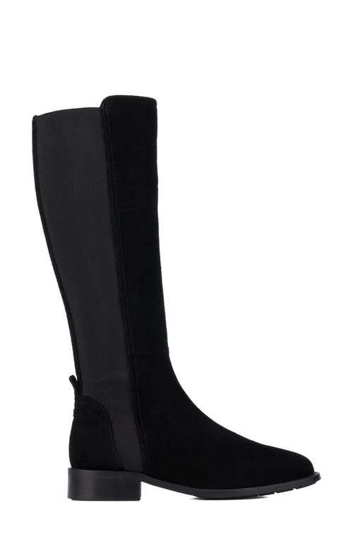 Aquatalia Nolita Water Resistant Knee High Boot In Black