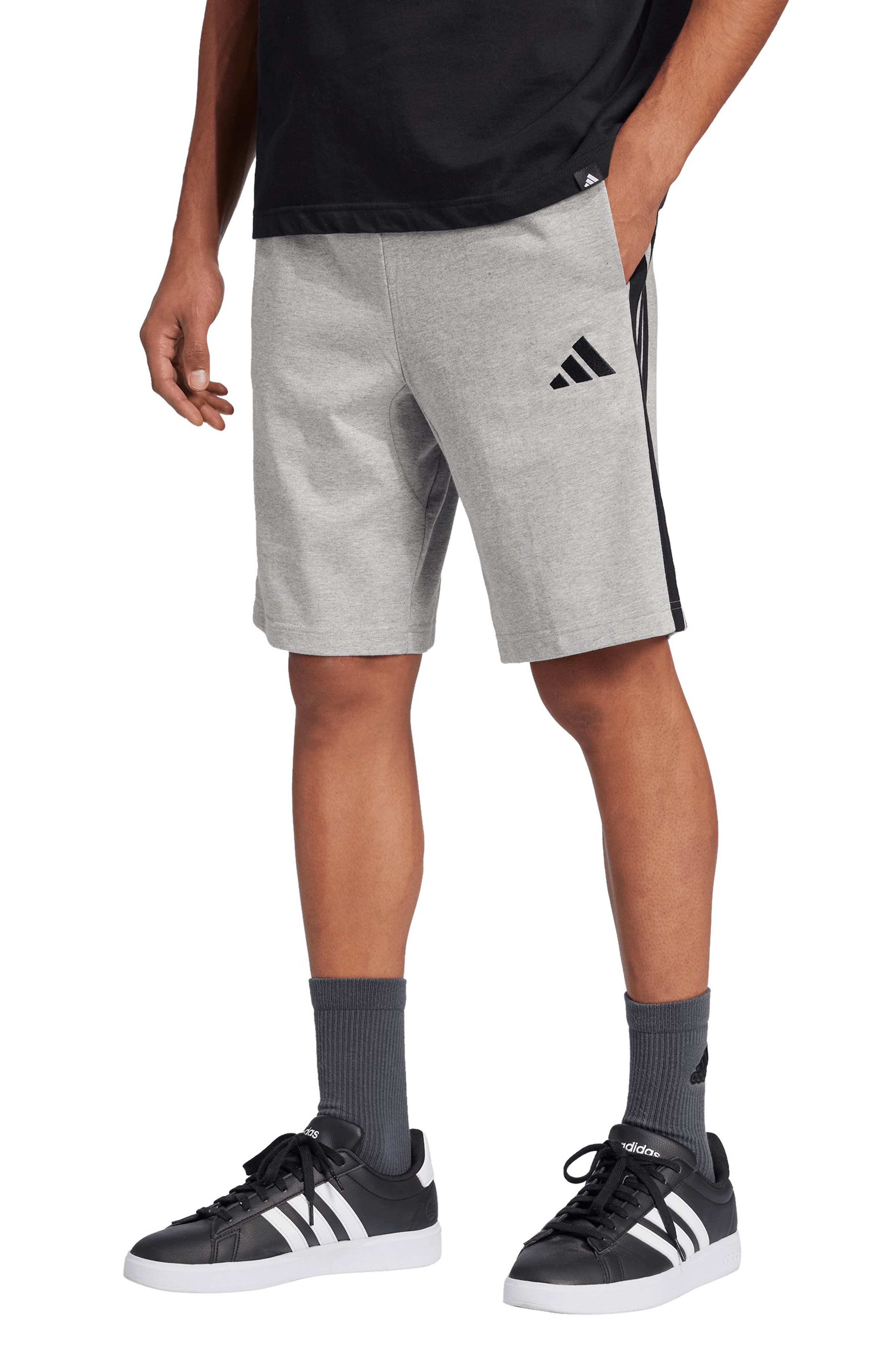 adidas Essentials 3-Stripes Jersey Shorts