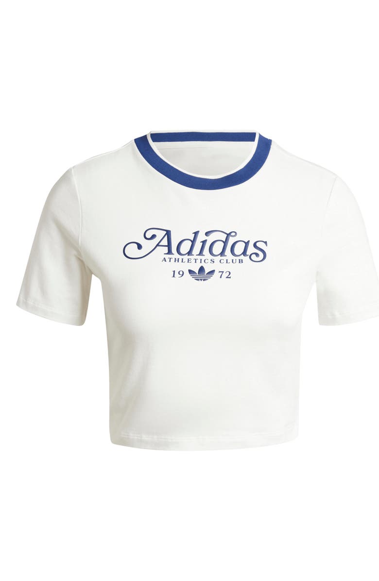 adidas Lifestyle Crop Graphic T-Shirt, Alternate, color, 