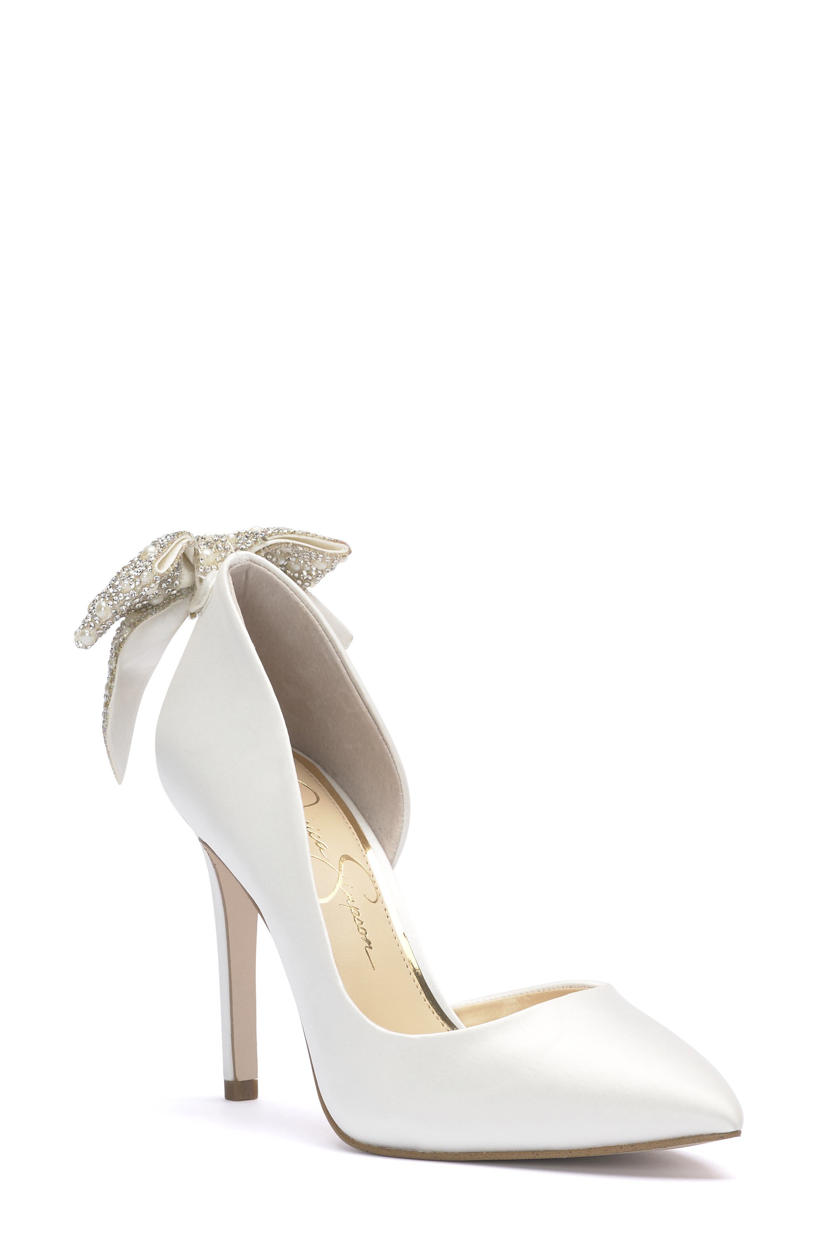 Jessica Simpson Prizma Half d'Orsay Pointed Toe Pump, Main, color, 