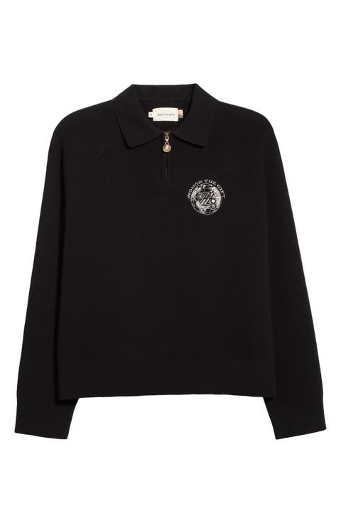 Quarter Zip Knit Polo