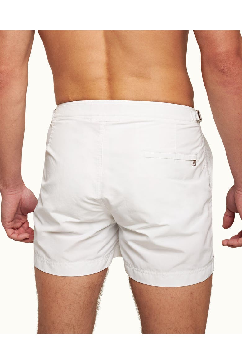 Setter Shorter Length Swim Shorts, Alternate, color, White