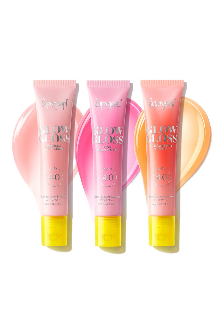 Glow Trip Lip Balm SPF 40 Trio $66 Value, Alternate, color, NO COLOR