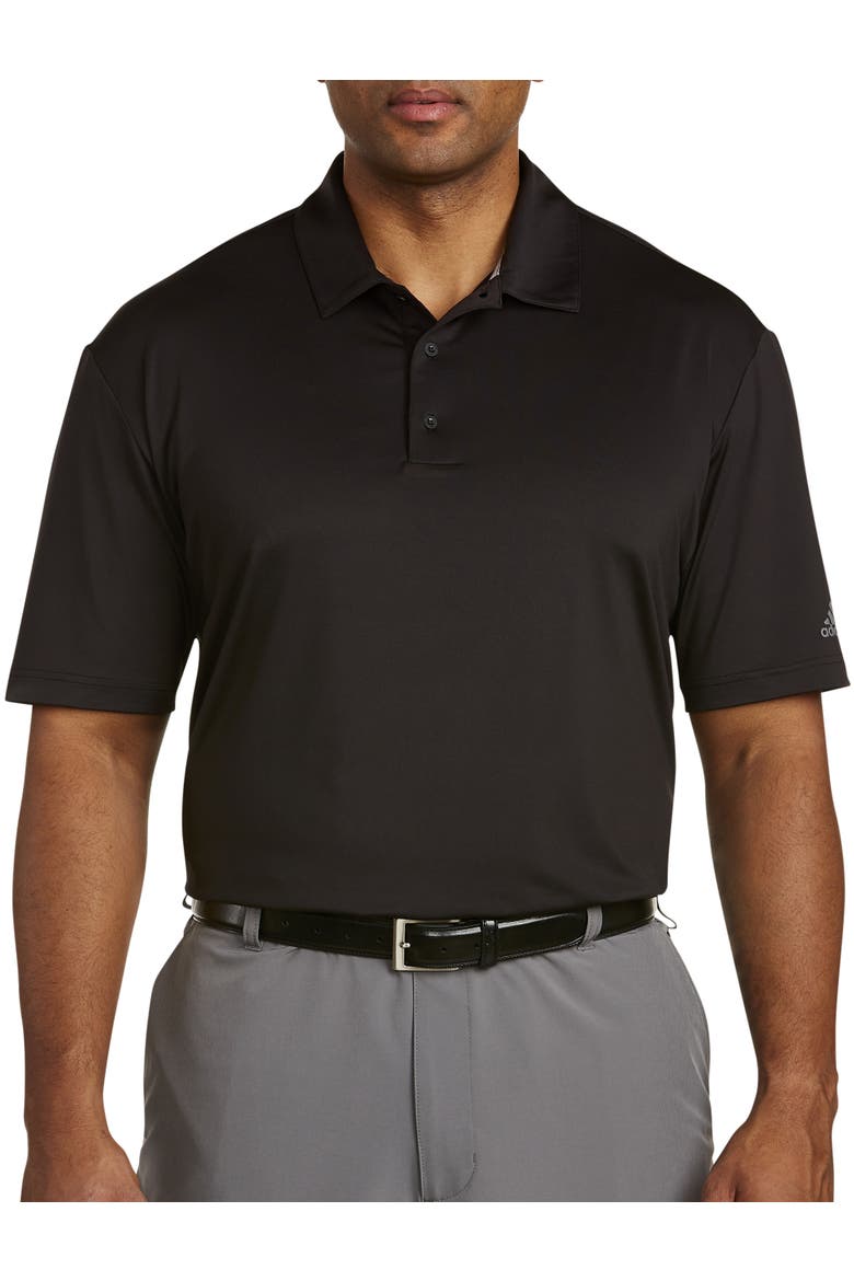 Big & Tall Ultimate 365 Polo Shirt, Main, color, BLACK