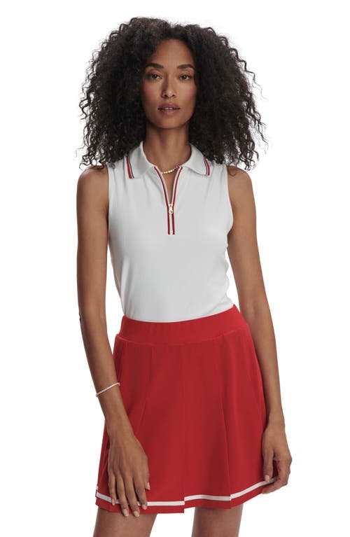 Varley Clarendon 20 High Waist Tennis Skort In Haute Red