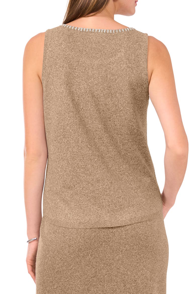 Whipstitch Sleeveless Sweater, Alternate, color, LUNARIA/ ANTIQUE WHITE