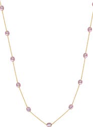 EFFY 14K Yellow Golden Freshwater Rice Pearl 36'' Station Necklace