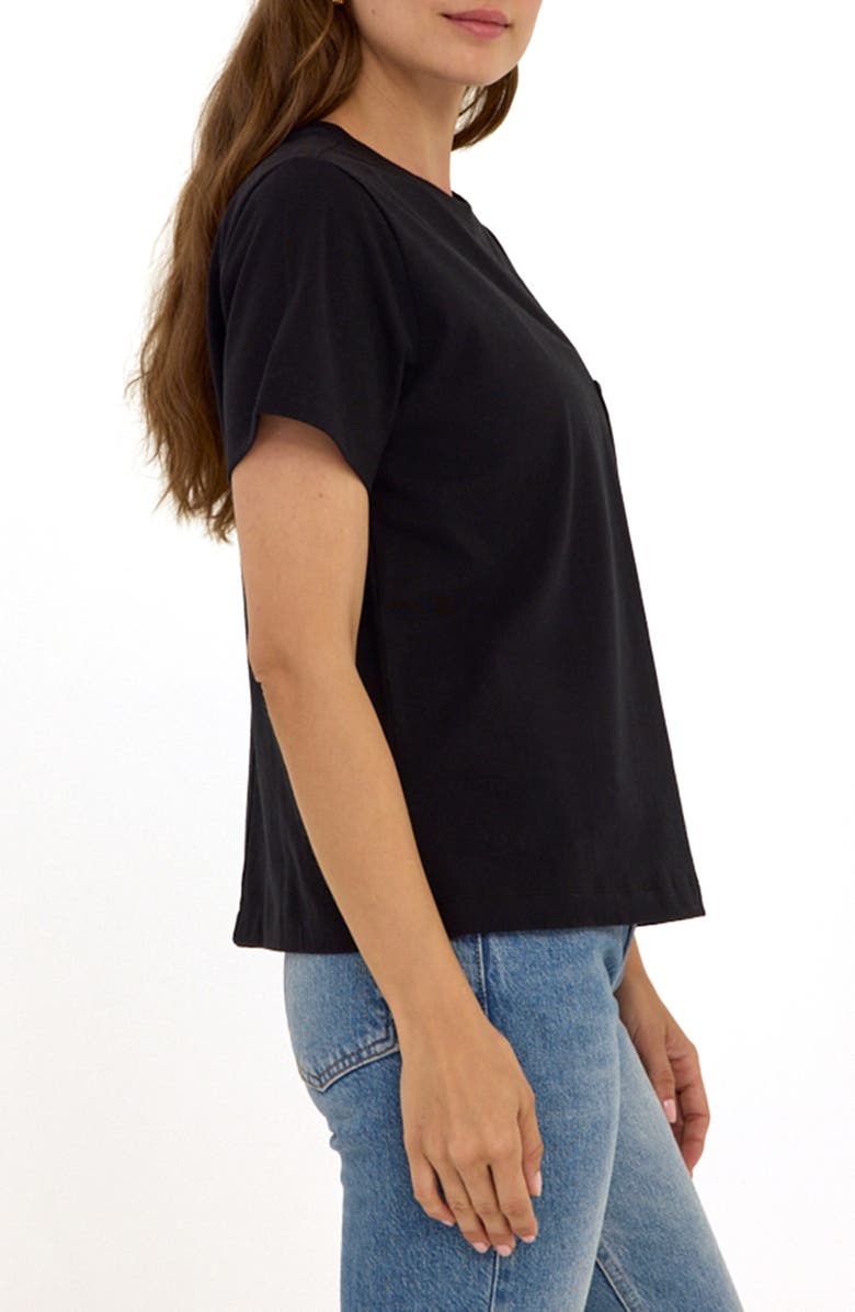 Threads 4 Thought Beth Essential Organic Cotton T-Shirt, Alternate, color, Black