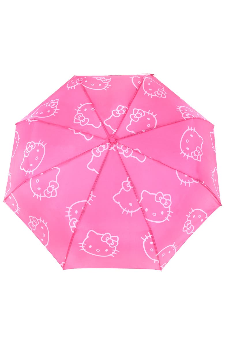 SANRIO HELLO KITTY Allover Head Print Umbrella, Alternate, color,