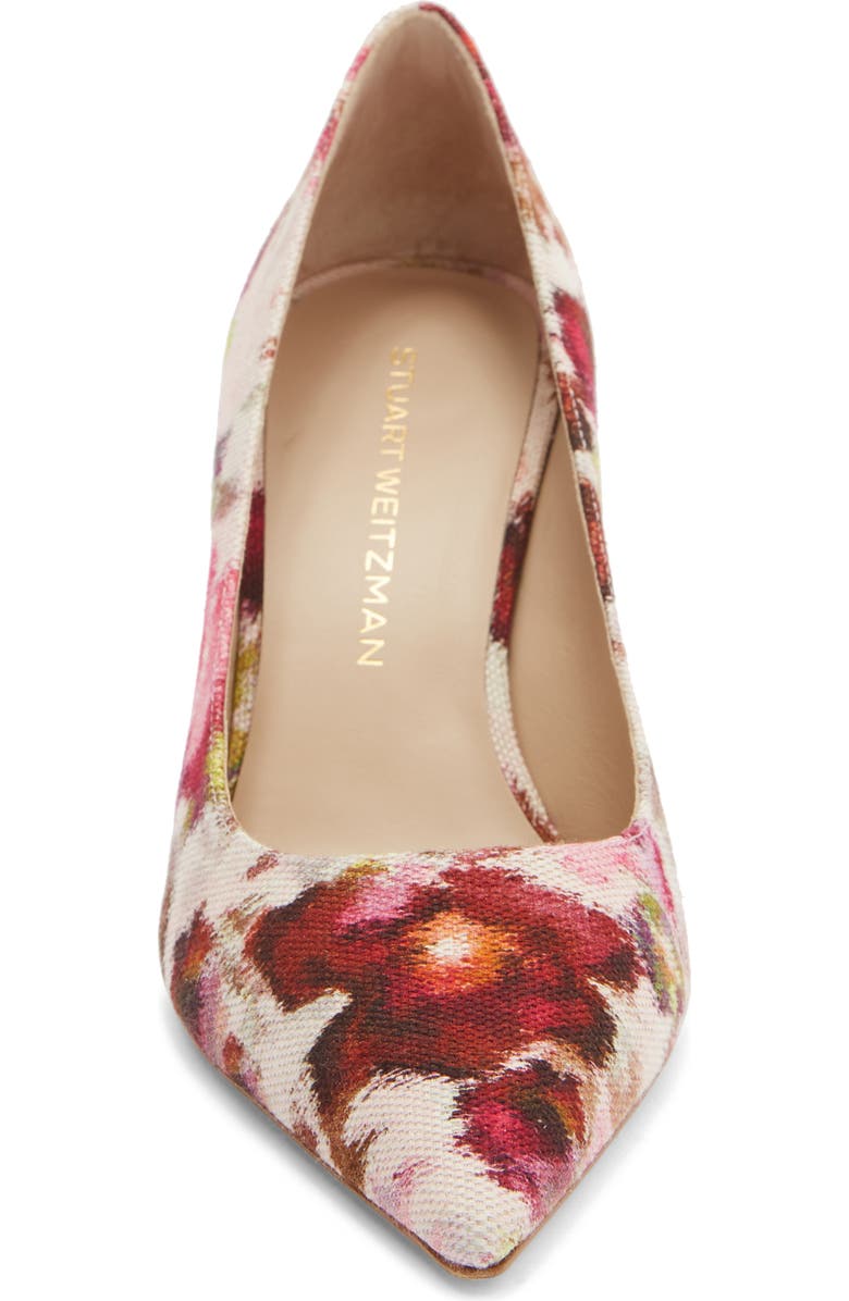 Stuart Weitzman Stuart 85mm Pump, Alternate, color, Pink Multi