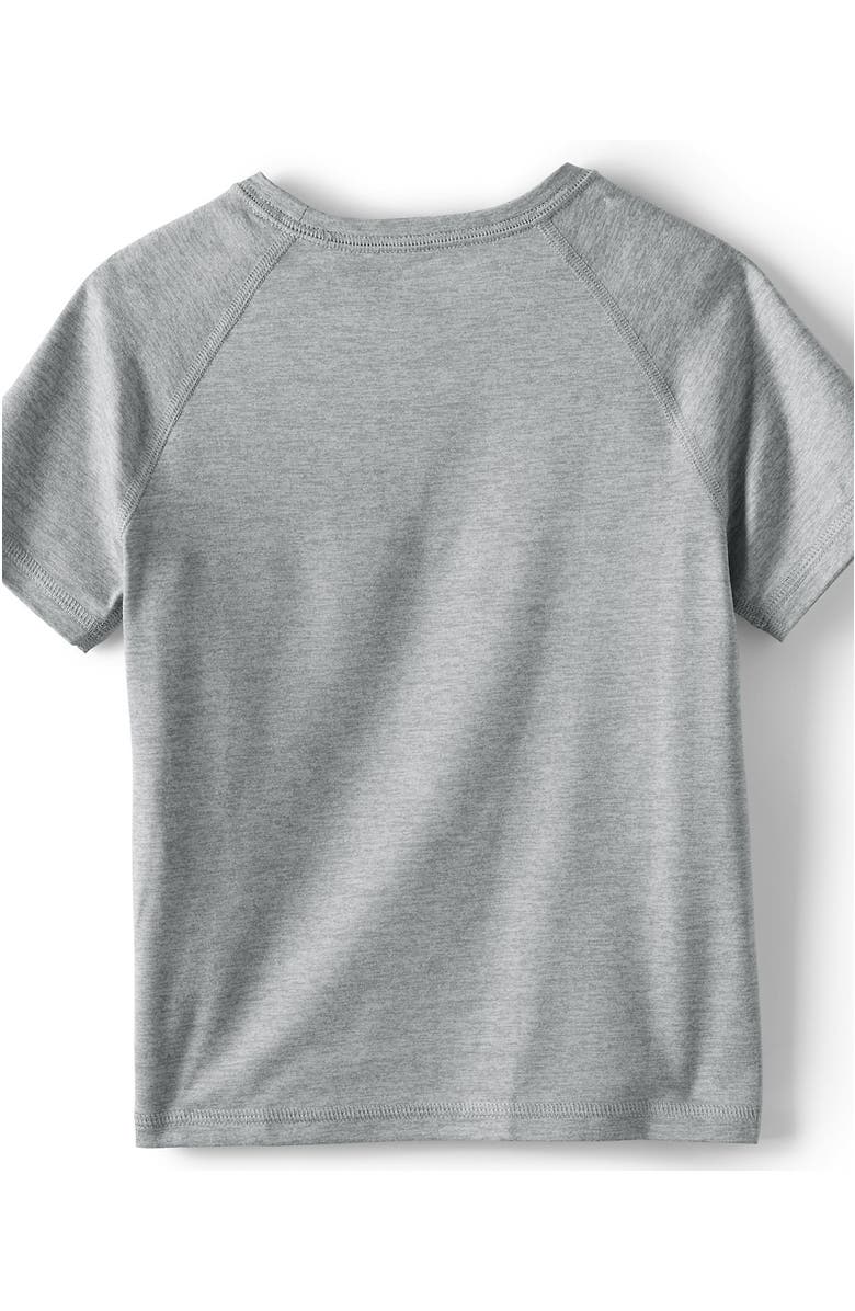 Lands' End School Uniform Kids Short Sleeve Active Tee, Alternate, color, Gray Heather