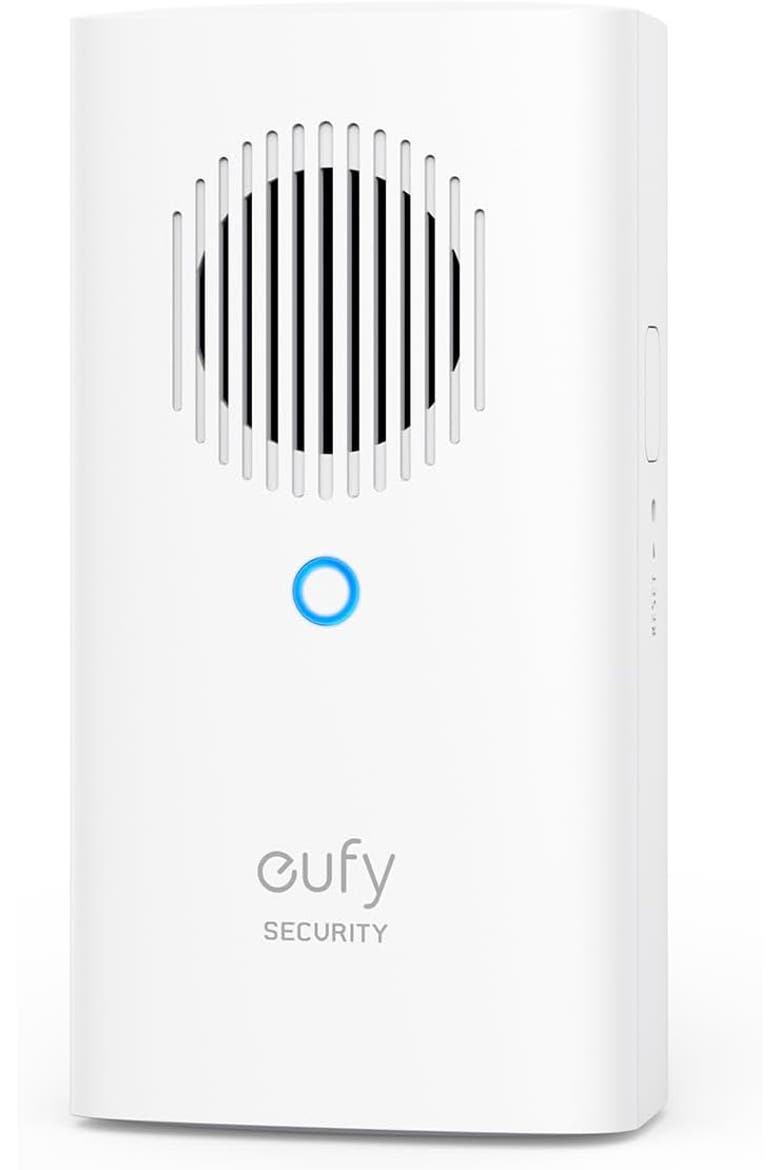 Security Video Doorbell Add-On Chime, Main, color, White