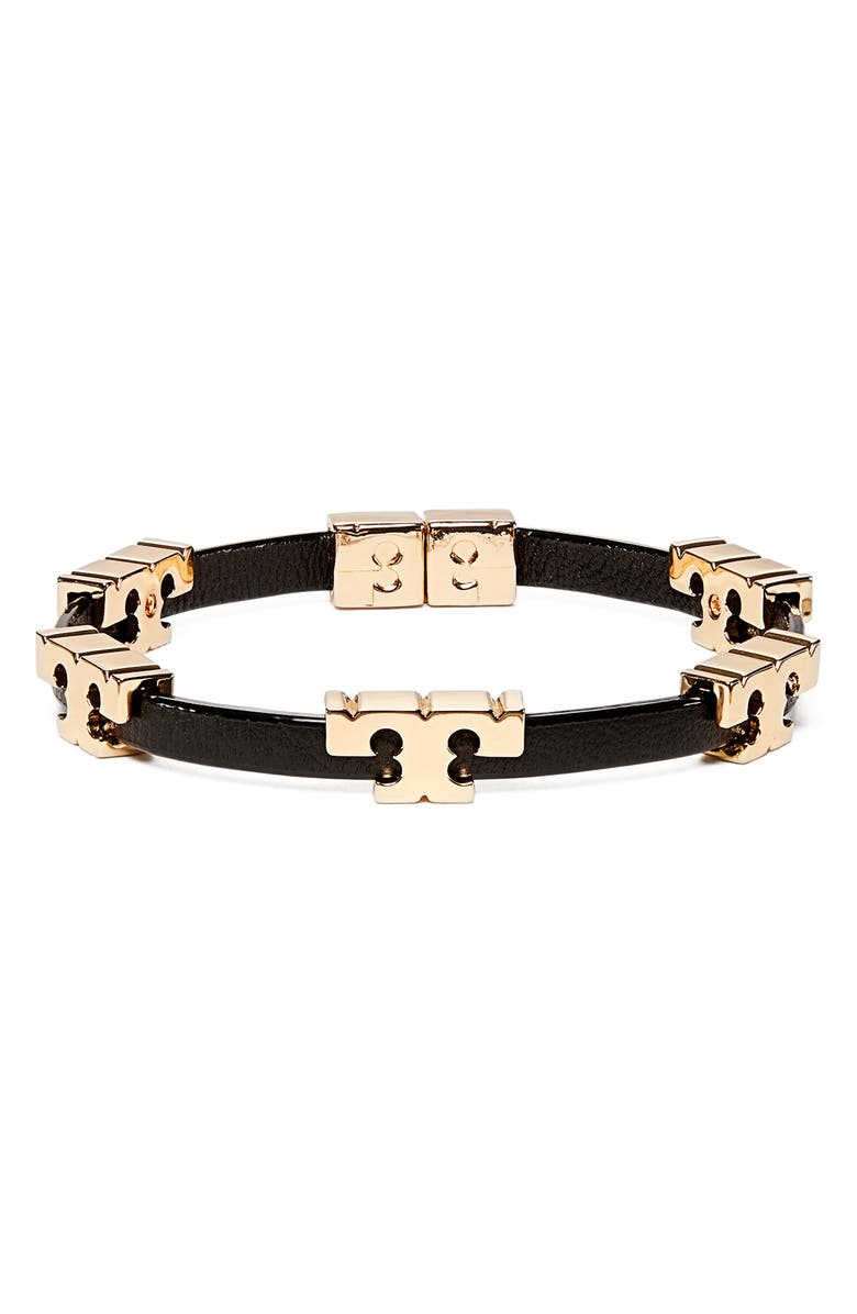 Tory Burch Serif-T Stackable Bracelet, Main, color,