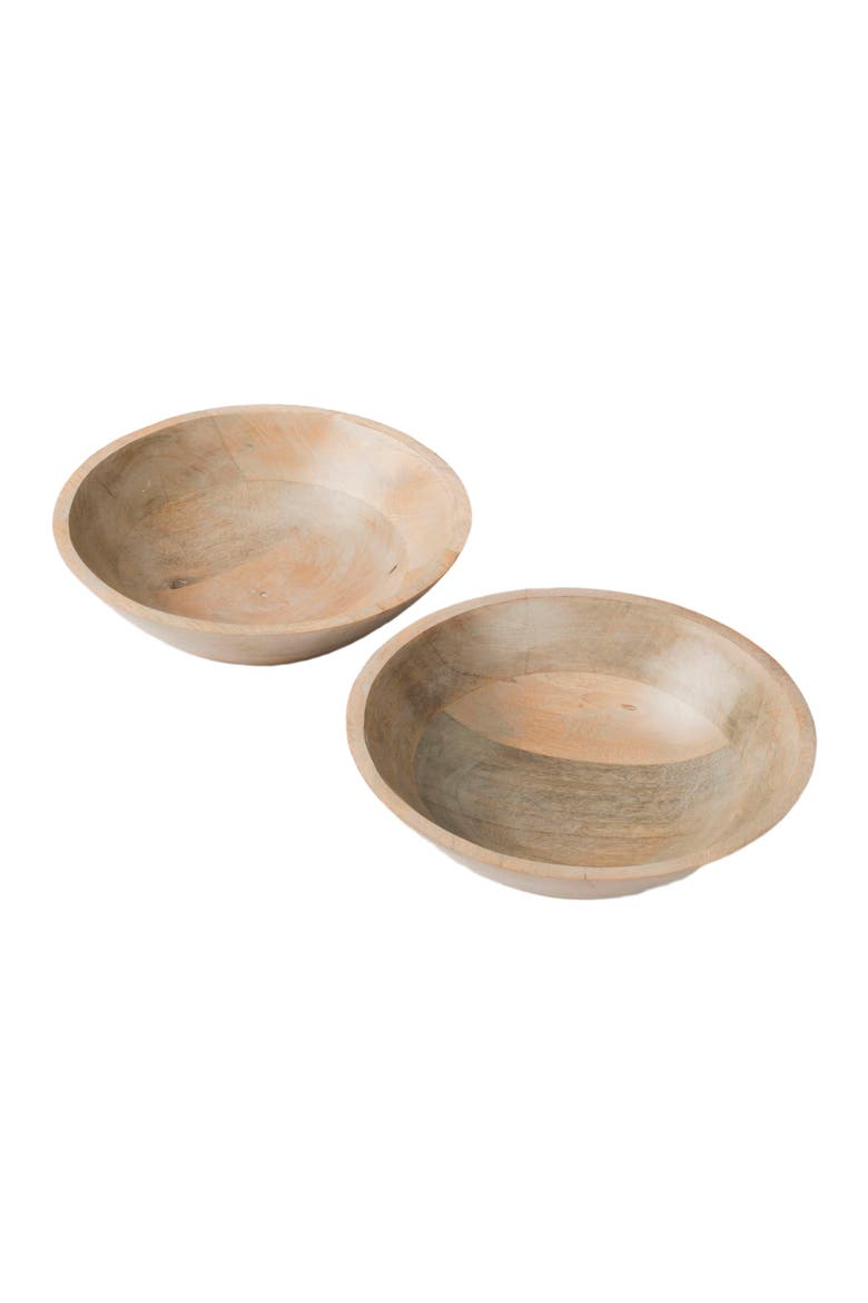 Woodform Stackable Bowls - Rustic Grey, Alternate, color, Grey