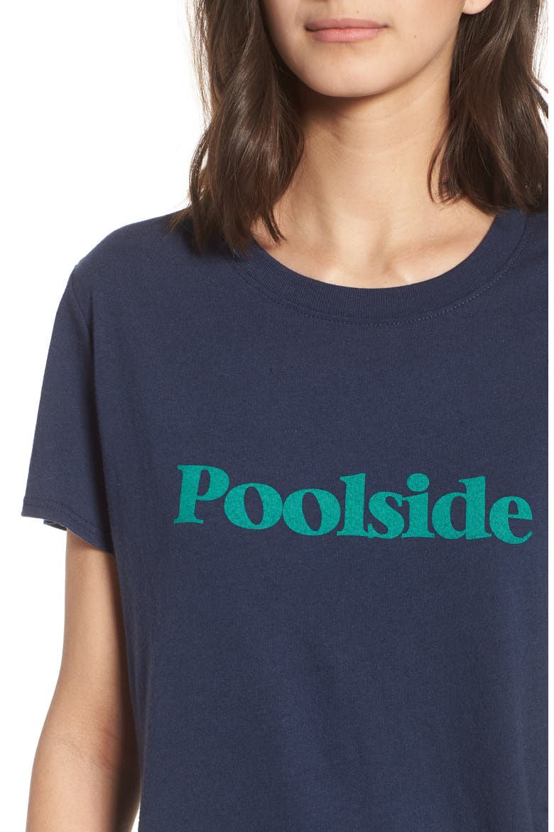 Poolside Graphic Tee, Alternate, color, NAVY