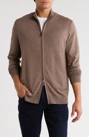 TOM BAINE Full Zip Sweater