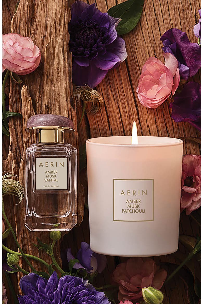 Amber Musk Patchouli Scented Candle, Alternate, color, NO COLOR
