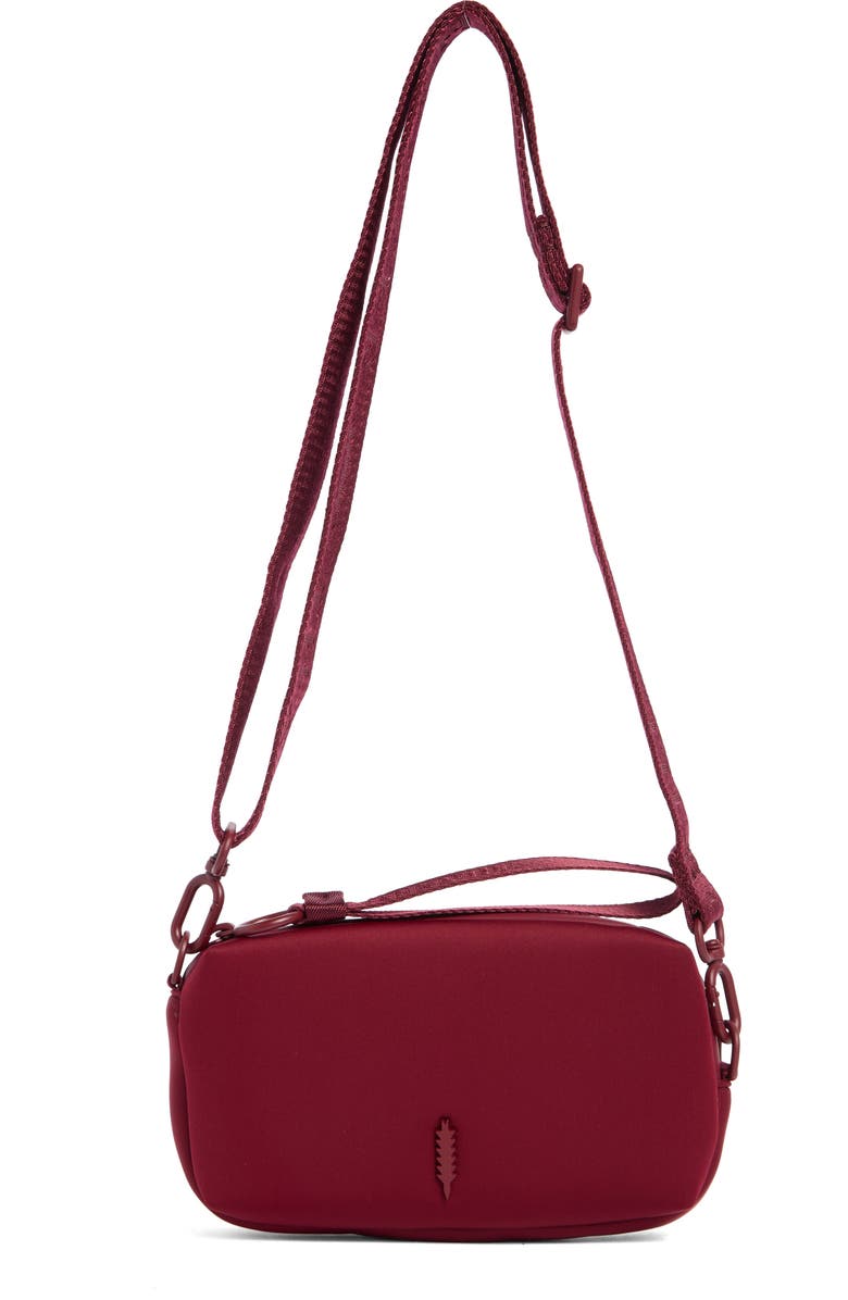 Thacker Ella Phone Zip Bag, Main, color, Sangria