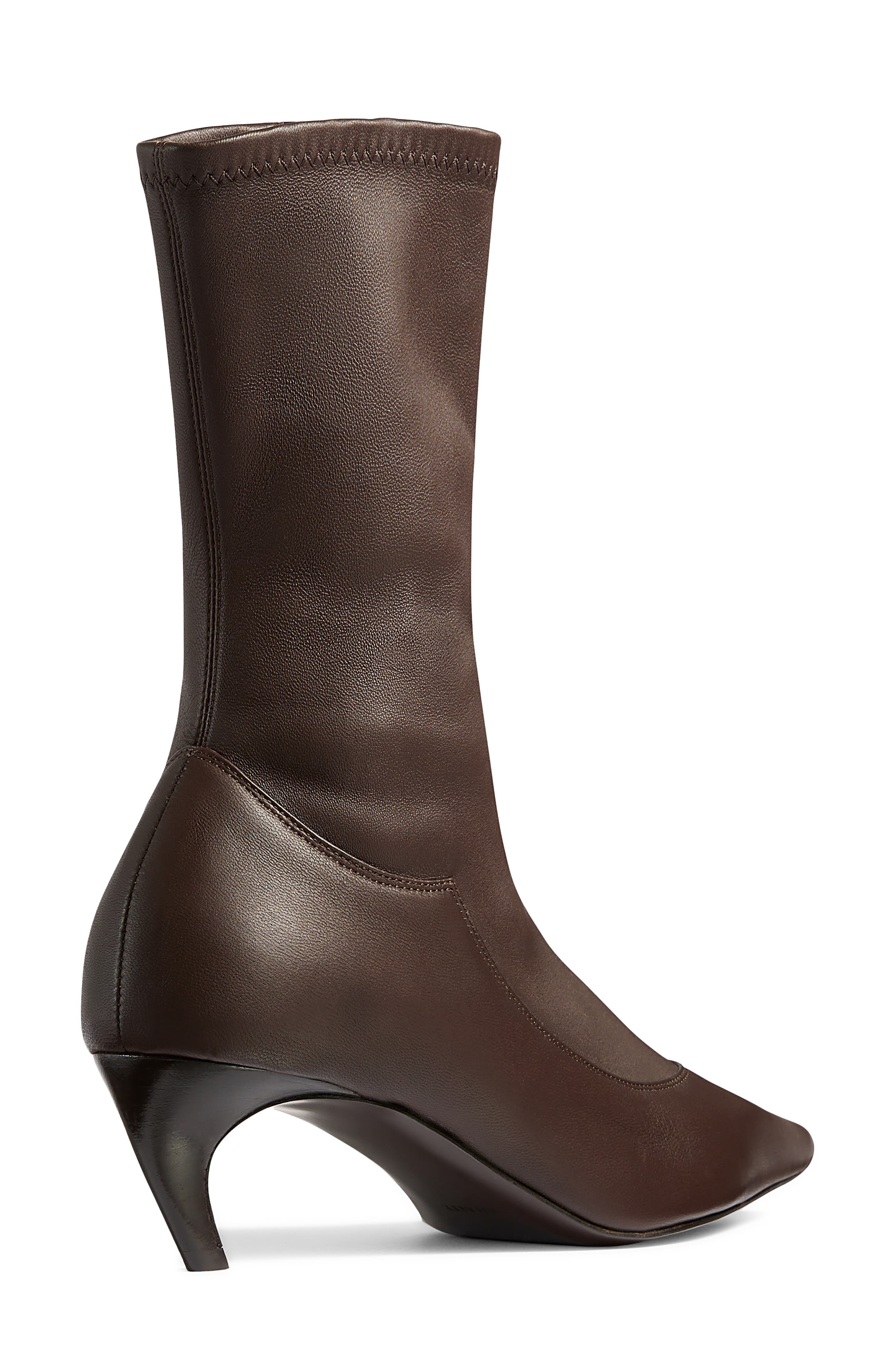 Valerie Pointed Toe Boot, Alternate, color, CHOCOLATE
