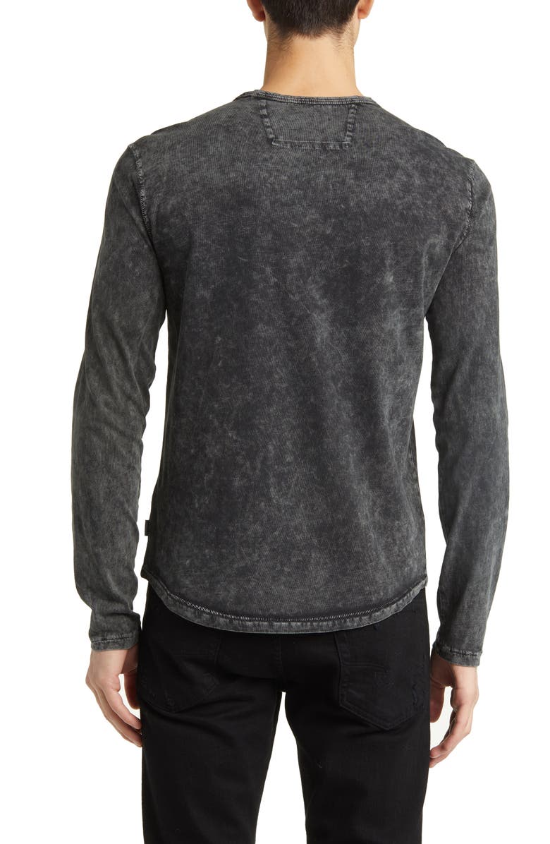 John Varvatos Sid Acid Wash Long Sleeve Pocket T-Shirt, Alternate, color,